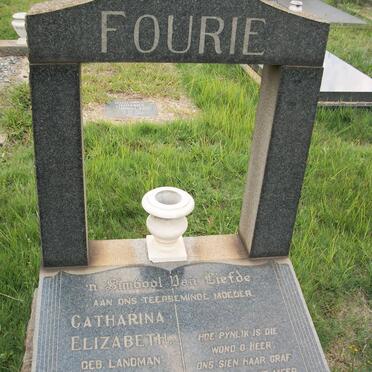 FOURIE Catharina Elizabeth nee LANDMAN 1884-1963
