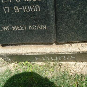 FOURIE Adriaan 1903-1960