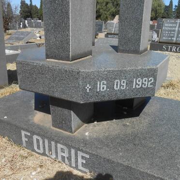 FOURIE Marie 1918-1992