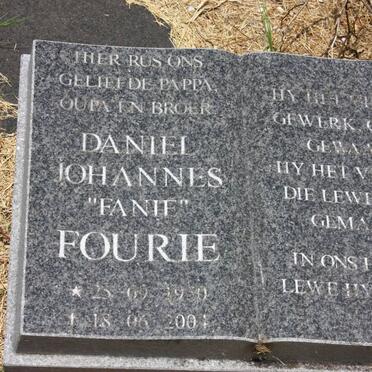 FOURIE Louisa 1916-1973 :: FOURIE Daniel Johannes 1950-2004
