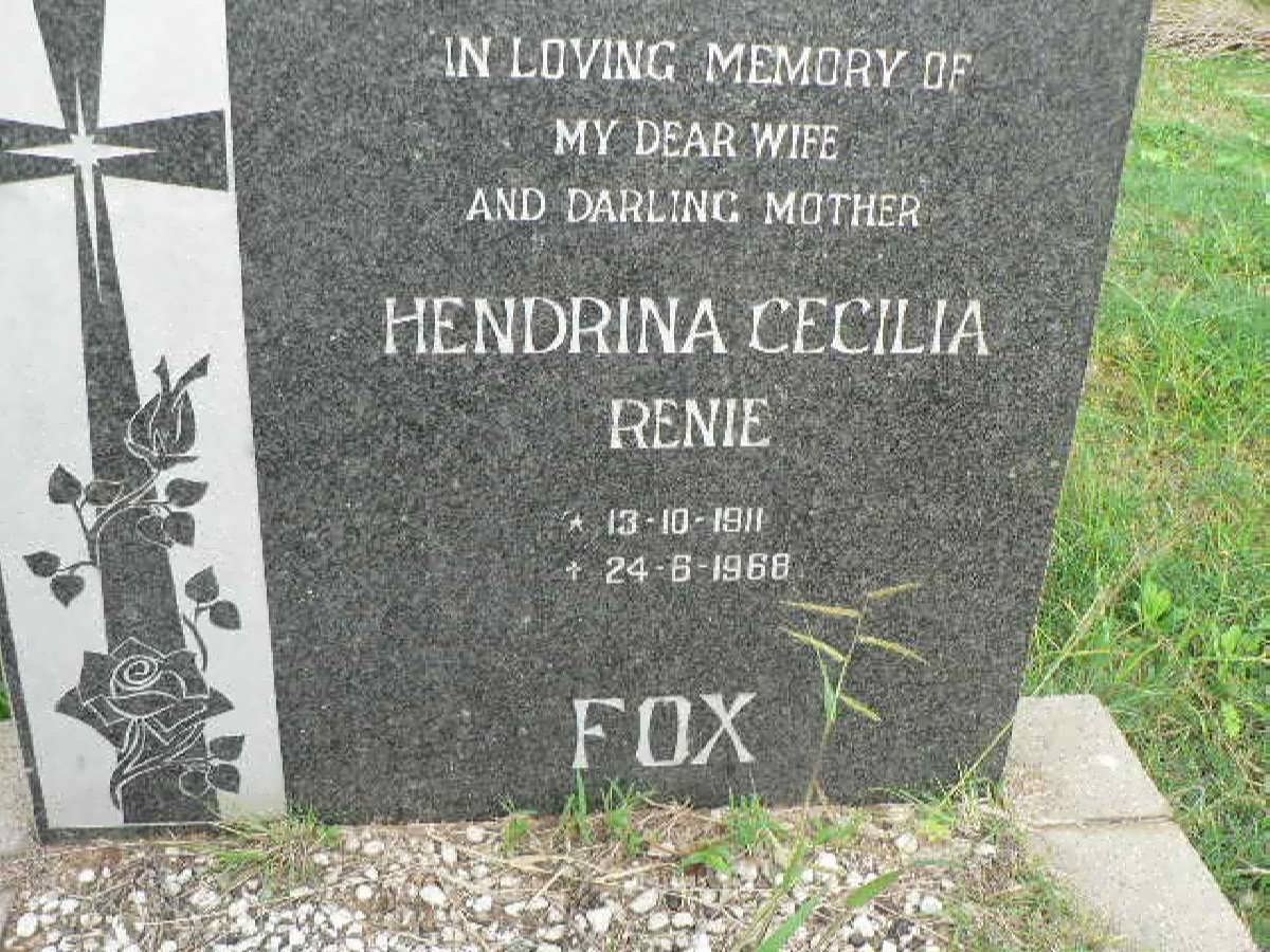 FOX Hendrina Cecilia 1911-1968