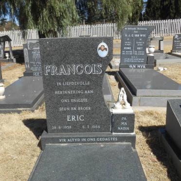 FRANCOIS Eric 1958-1984