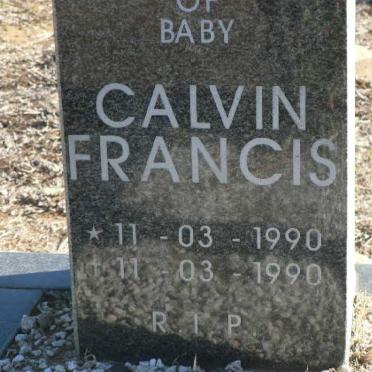 FRANCIS Calvin 1990-1990