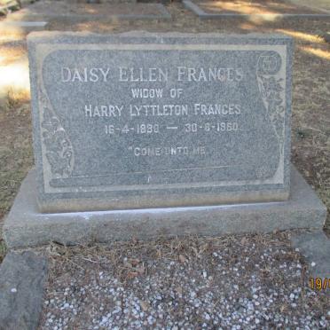 FRANCES Daisy Ellen 1880-1960