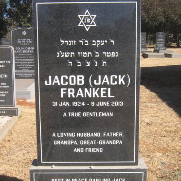 FRANKEL Jacob 1924-2013