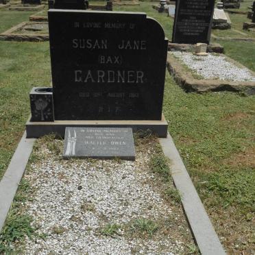GARDNER Walter Owen 1909-1991 &amp; Susan Jane -1983 