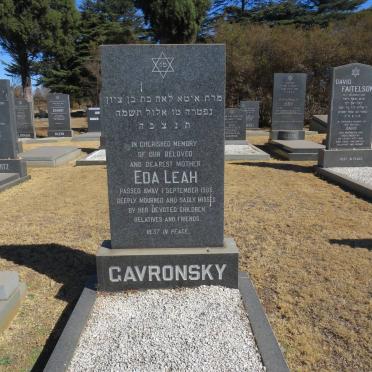 GAVRONSKY Eda Leah -1985