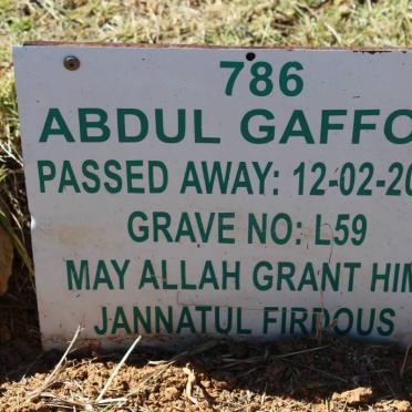 GAFFOR Abdul -2004