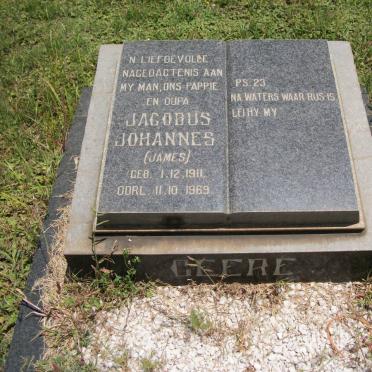 GEERE Jacobus Johannes 1911-1969