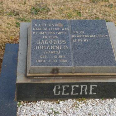 GEERE Jacobus Johannes 1911-1969