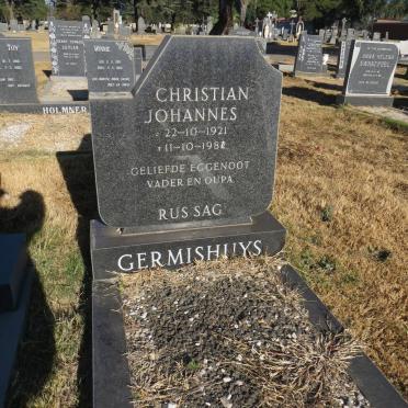 GERMISHUYS Christian Johannes 1921-1982