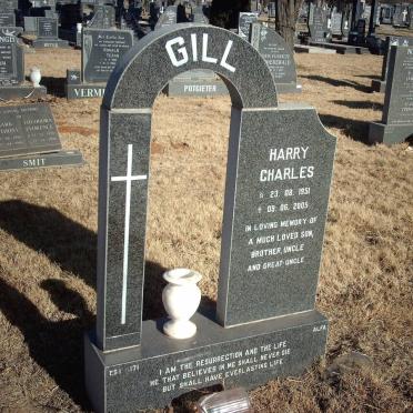 GILL Harry Charles 1951-2005