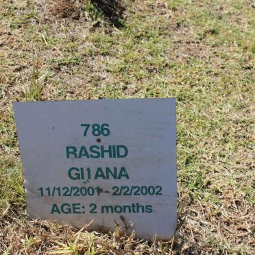 GIIANA Rashid 2001-2002