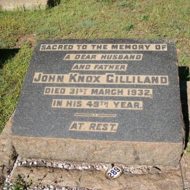 GILLILAND John Knox -1932
