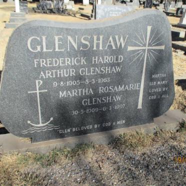 GLENSHAW Frederick Harold Arthur 1905-1963 &amp; Martha Rosamarie 1909-1997