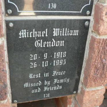GLENDON Michael William 1918-1995
