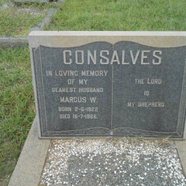 GONSALVES Marcus W. 1922-1966