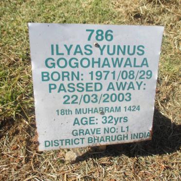 GOGOHAWALA Ilyas Yunus 1971-2003