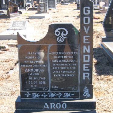 GOVENDER Armooga 1948-2002