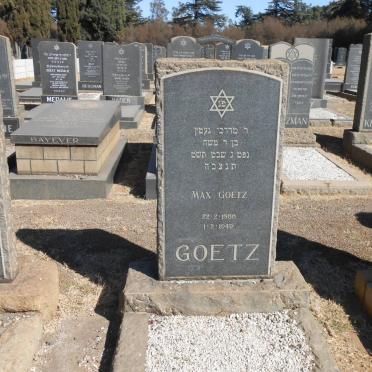 GOETZ Max 1866-1949