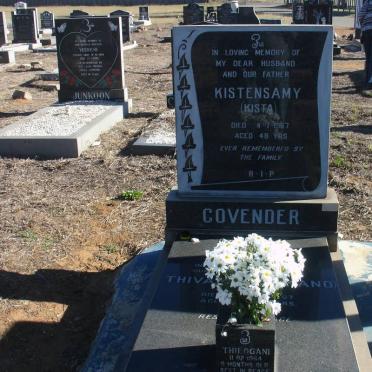 GOVENDER Kistensamy -1967 :: GOVENDER Thilogani -1964 :: GOVENDER Arumugum 1957-2010 :: GOVENDER Thivamee -1985