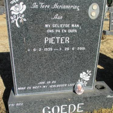 GOEDE Pieter 1939-2001