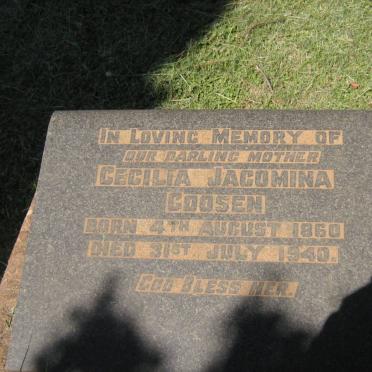 GOOSEN Cecilia Jacomina 1860-1940