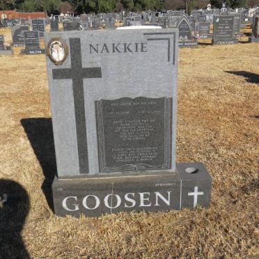 GOOSEN Nakkie 1960-2000