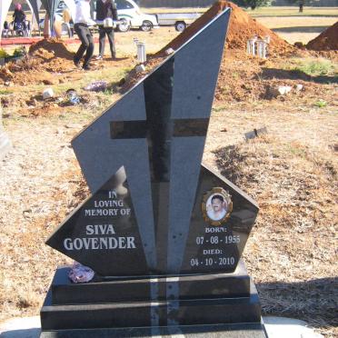 GOVENDER Siva 1955-2010