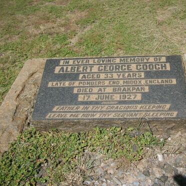 GOOCH Albert George -1927