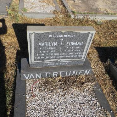 GREUNEN Edward, van 1943-1999 &amp; Marilyn 1948-1989
