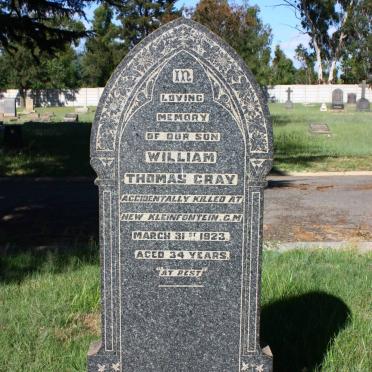 GRAY William Thomas -1923