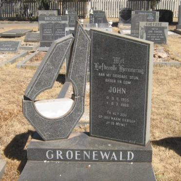 GROENEWALD John 1955-1986