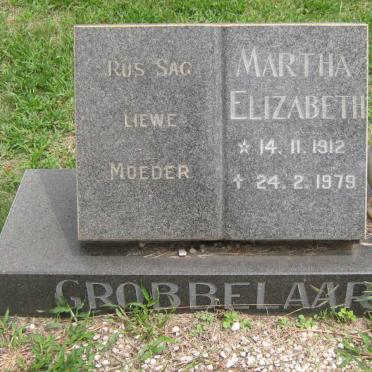 GROBBELAAR Martha Elizabeth 1912-1979