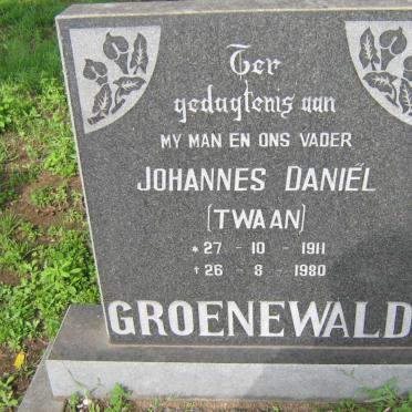 GROENEWALD Johannes Daniël 1911-1980