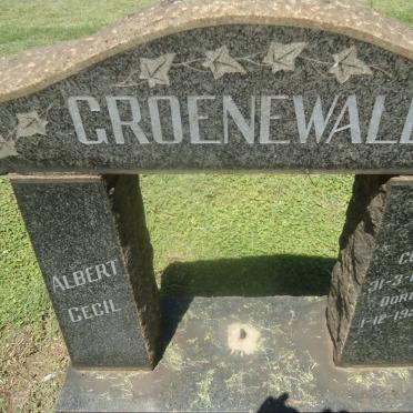 GROENEWALD Albert Cecil 1945-1952