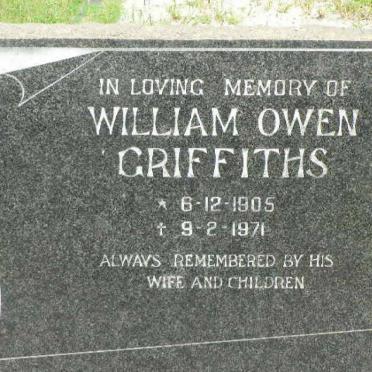 GRIFFITHS William Owen 1905-1971 &amp; Ena Muriel MADDEN 1906-2001