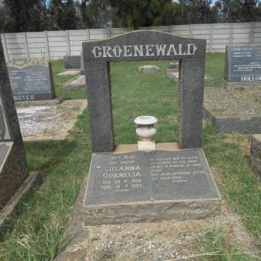 GROENEWALD Susanna Cornelia 1936-1957