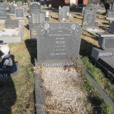 GROBBELAAR Pieter 1925-1982