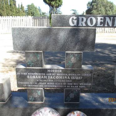 GROENEWALD Susarah Jacomina 1939-2012