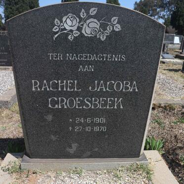 GROESBEEK Rachel Jacoba 1901-1970