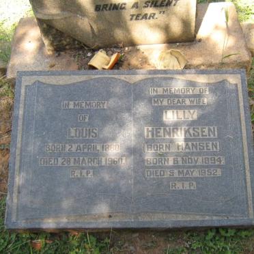 HENRIKSEN Louis 1880-1960 &amp; Lilly HANSEN 1894-1952