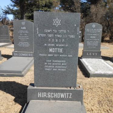 HIRSCHOWITZ Mottie -1984