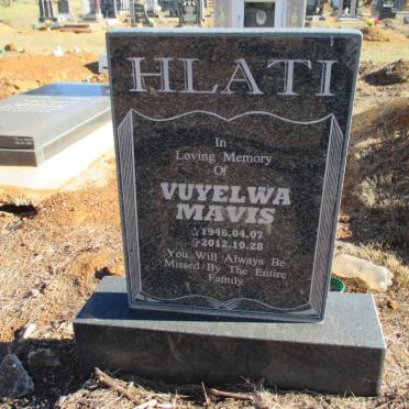 HLATI Vuyelwa Mavis 1946-2012