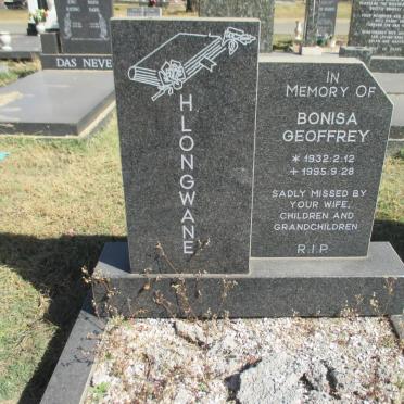 HLONGWANE Bonisa Geoffrey 1932-1995