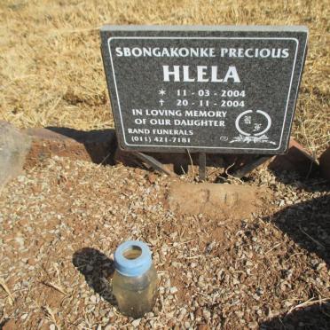 HLELA Sbongakonke Precious 2004-2004