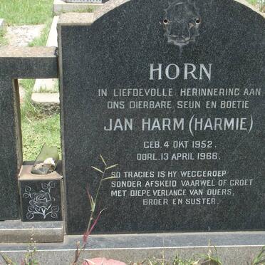 HORN Jan Harm 1952-1966