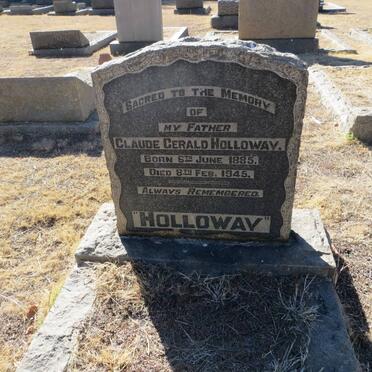 HOLLOWAY Claude Gerald 1885-1945