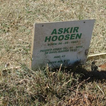 HOOSEN Askir 1957-2010