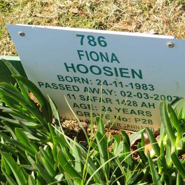 HOOSIEN Fiona 1983-2005